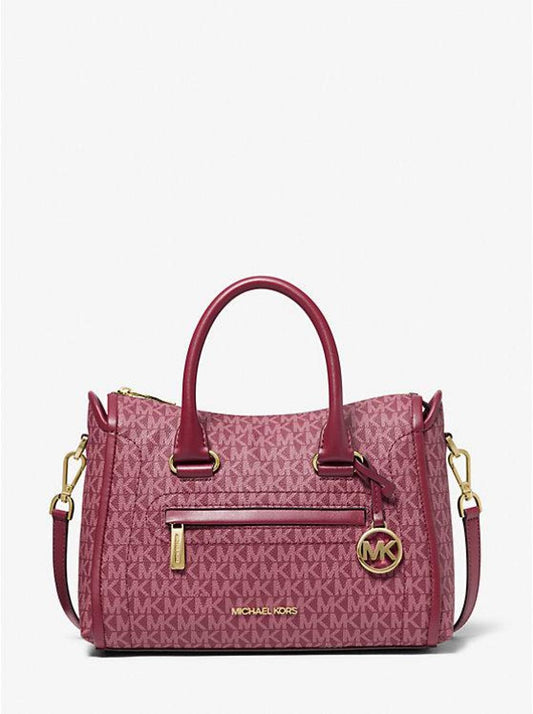 Carine Medium Logo Satchel