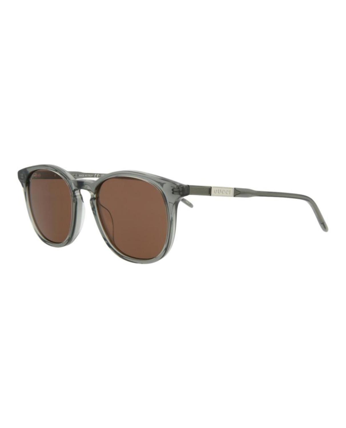 Round-Frame Acetate Sunglasses