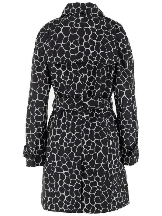 Michael Michael Kors All-Over Printed Belted Trench Coat