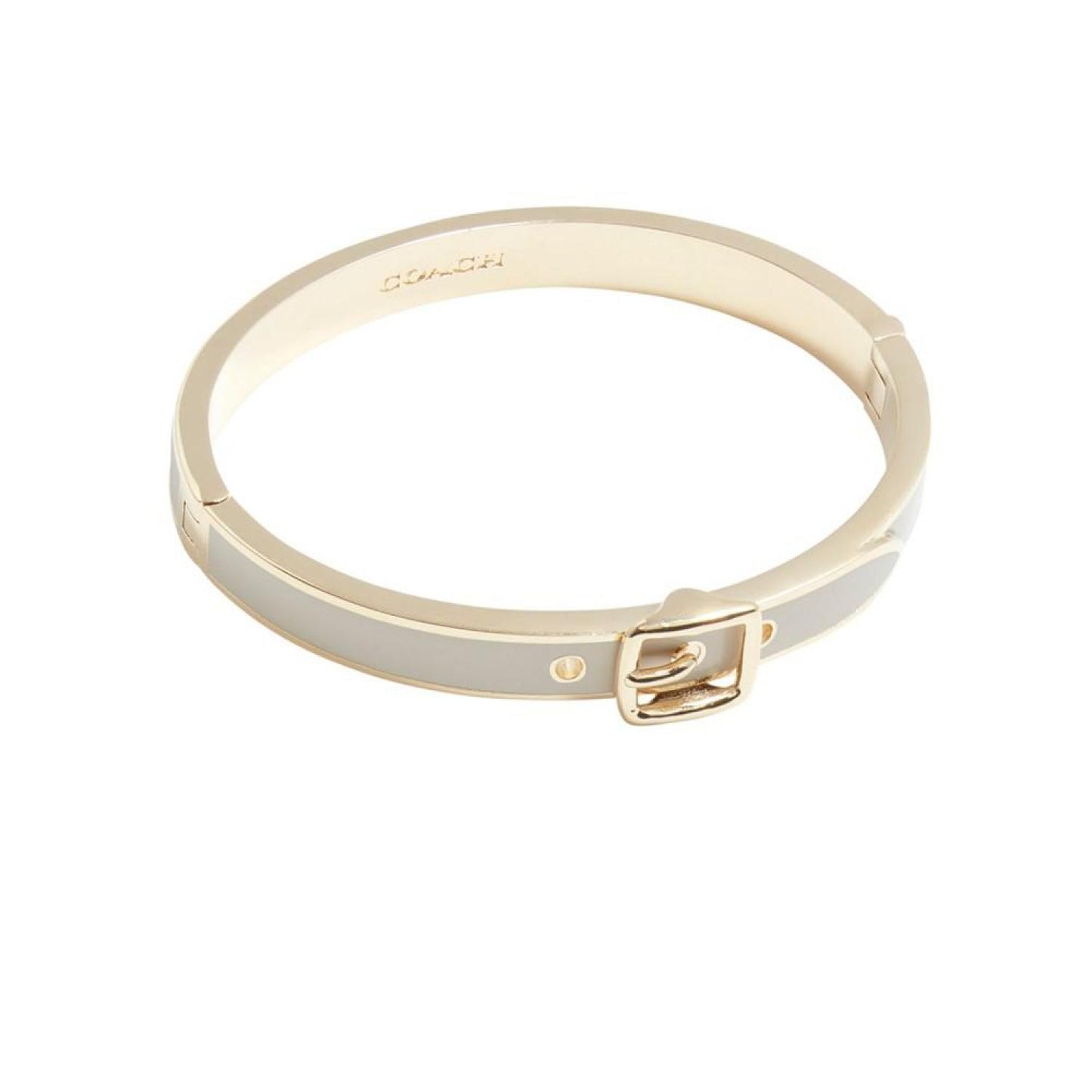 Enamel Buckle Bangle Bracelet