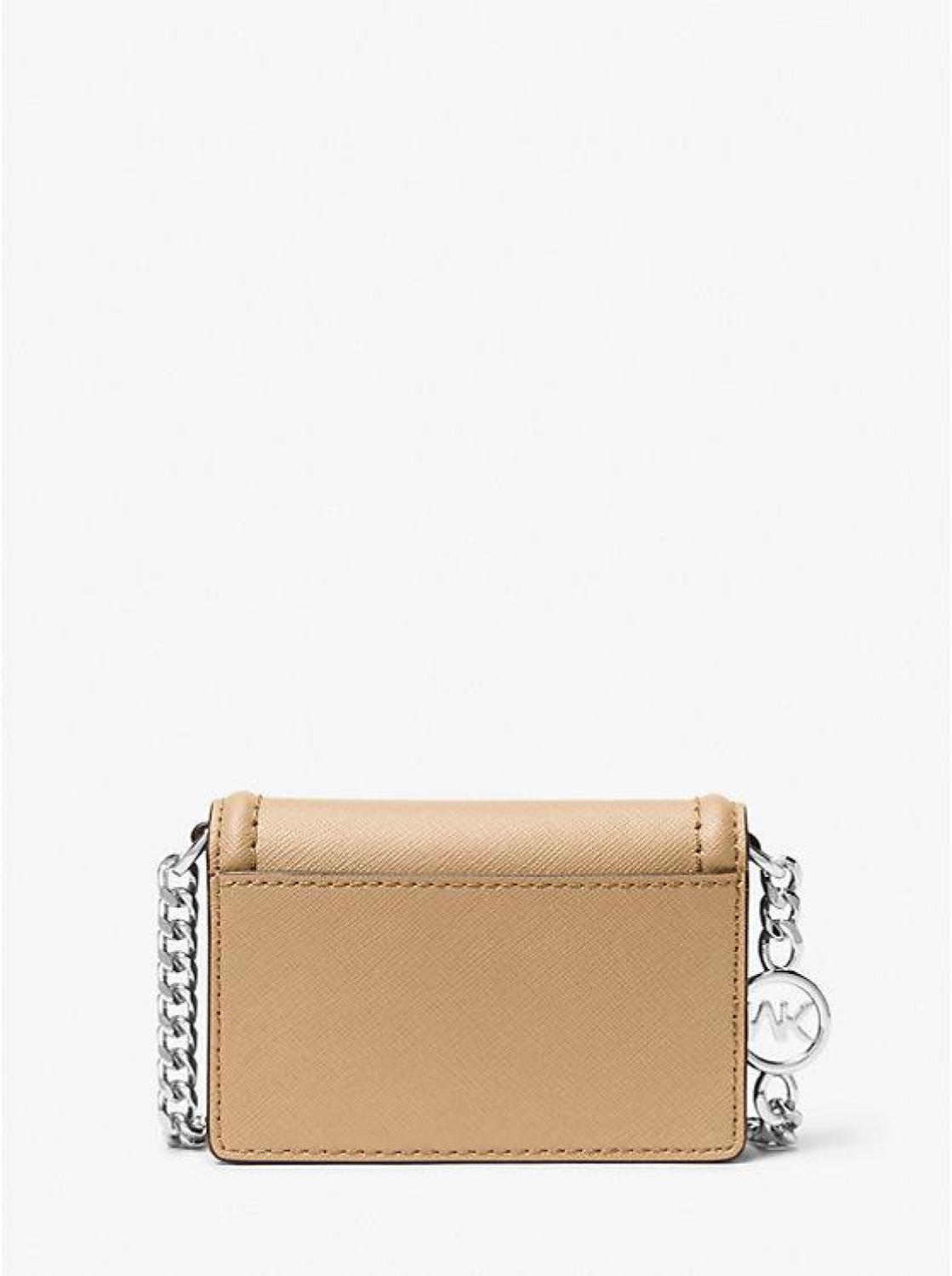 Jet Set Micro Saffiano Leather Envelope Crossbody Bag