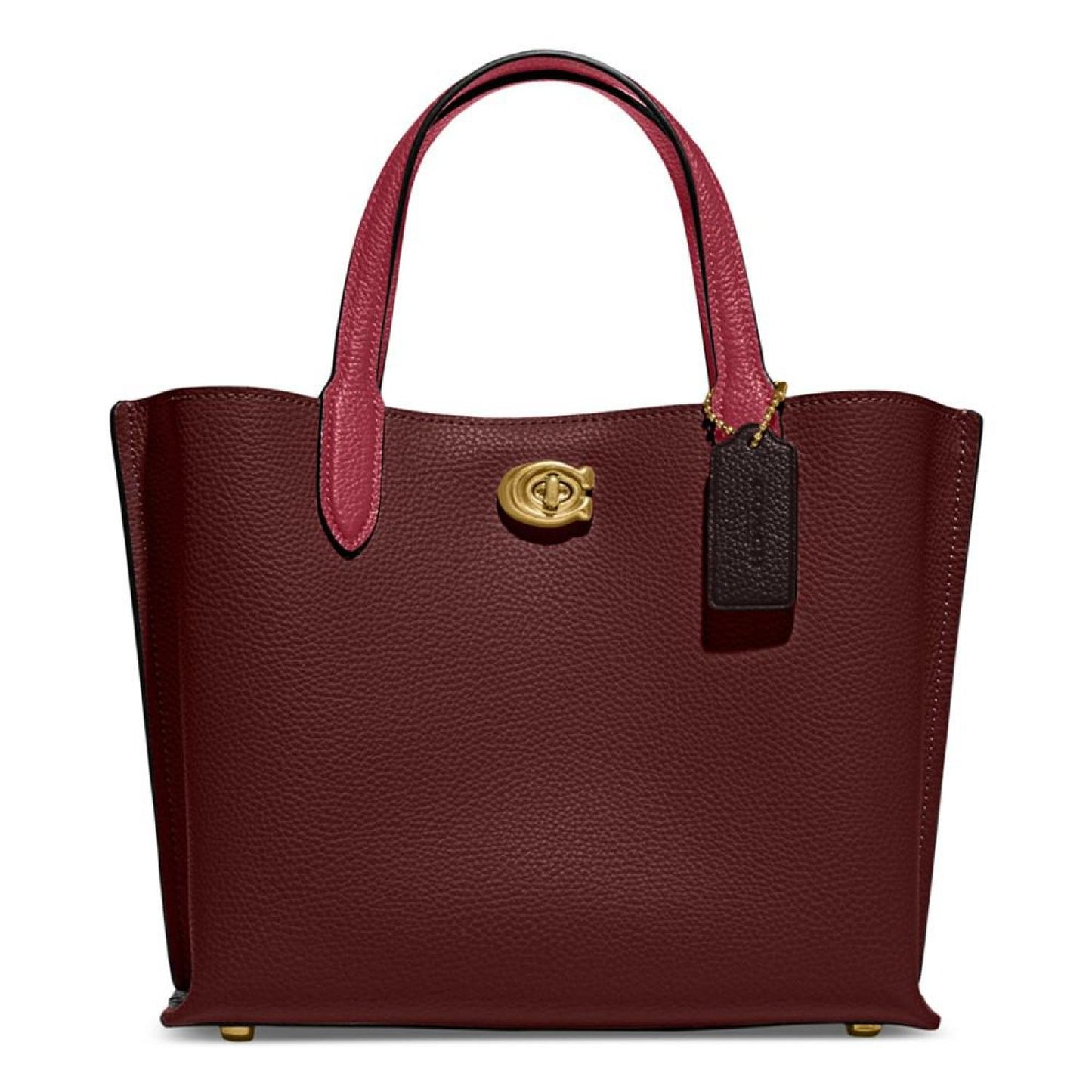 Polished Pebble Leather Willow Tote 24 with Convertible Straps