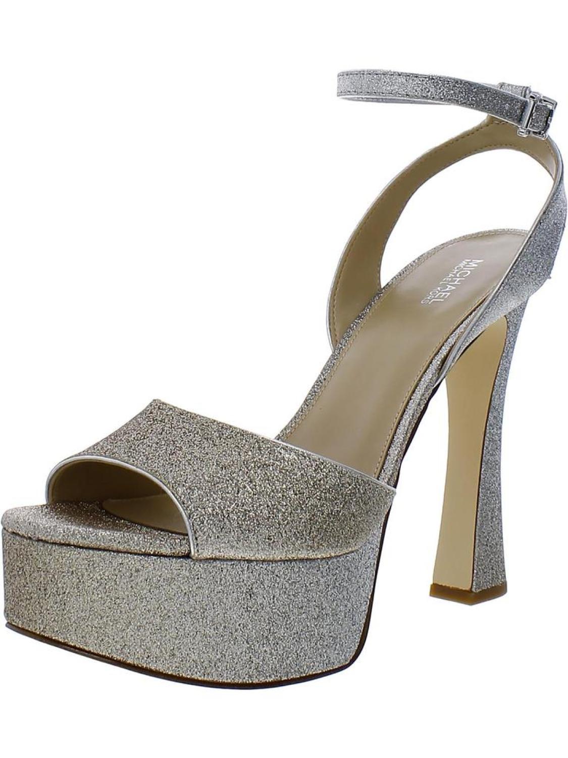 Jenson Womens Leather Glitter Pumps