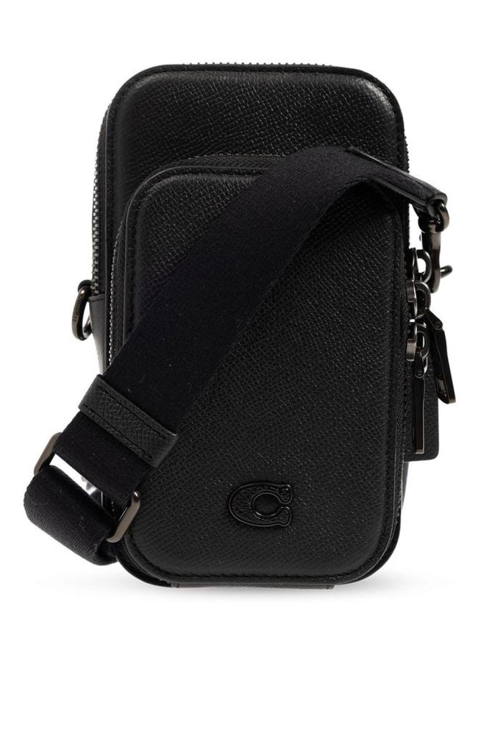 Coach Logo Detailed Zipped Shoulder Bag