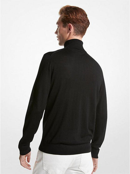 Merino Wool Turtleneck Sweater