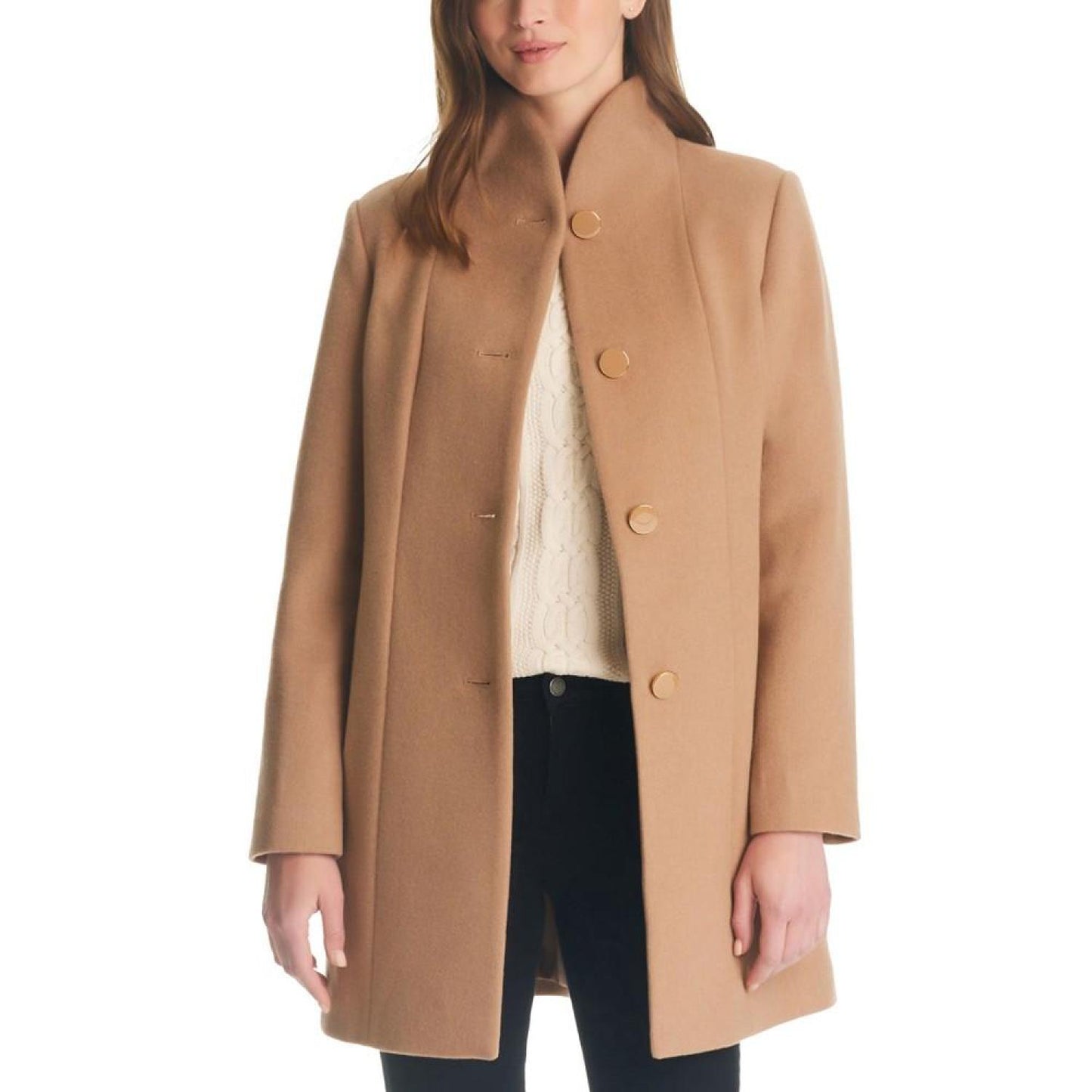 Women's Stand-Collar Coat, Created for Macy's