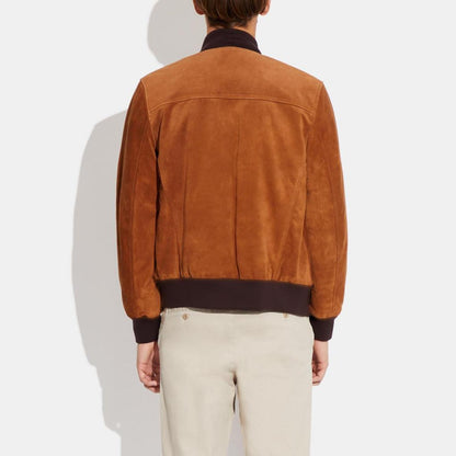 Coach Outlet Suede Bomber