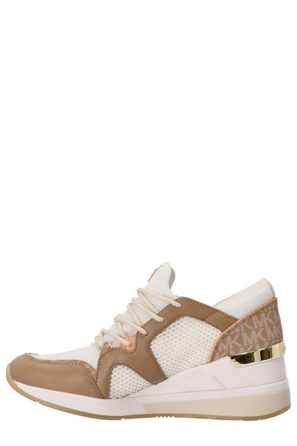 Michael Kors Logo Monogram Lace Up Sneakers