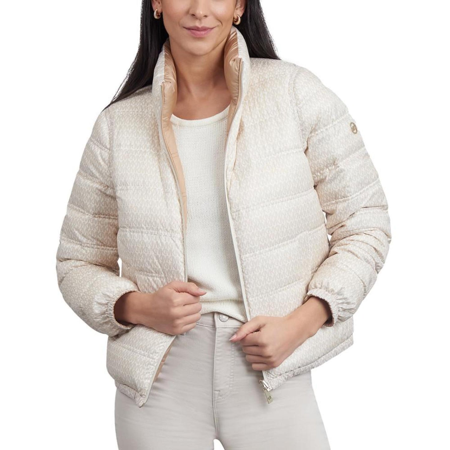 Women's Reversible Shine Down Puffer Coat, Created for Macy's