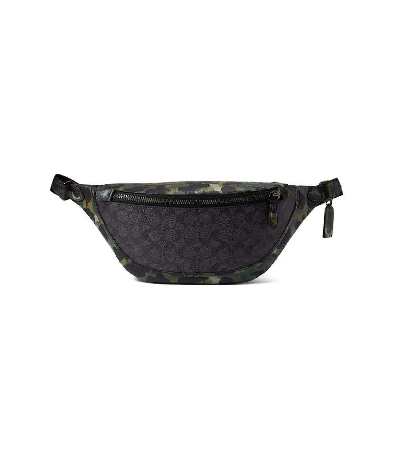 League Belt Bag in Signature with Camo Print Leather