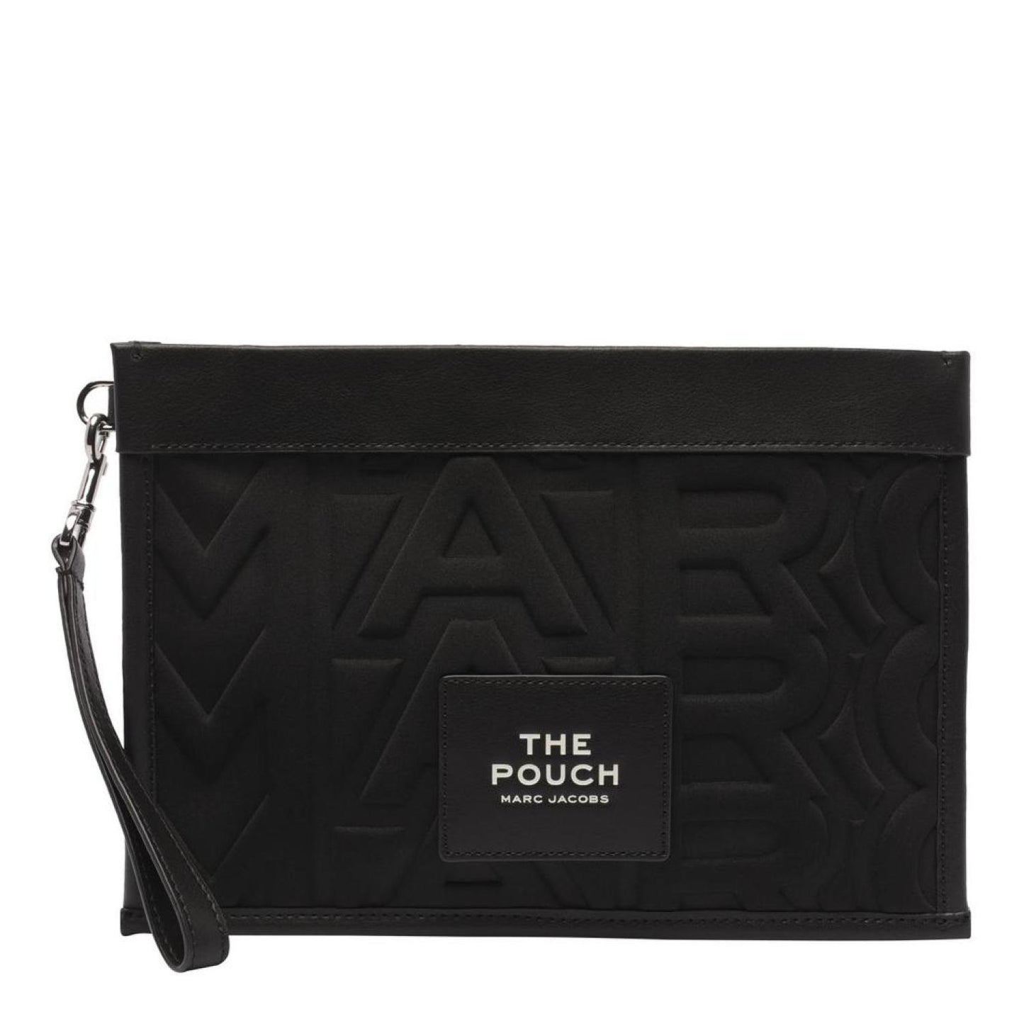 Marc Jacobs Logo-Patch Zipped Clutch Bag