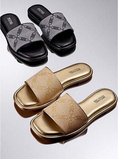 Hayworth Empire Logo Jacquard Slide Sandal