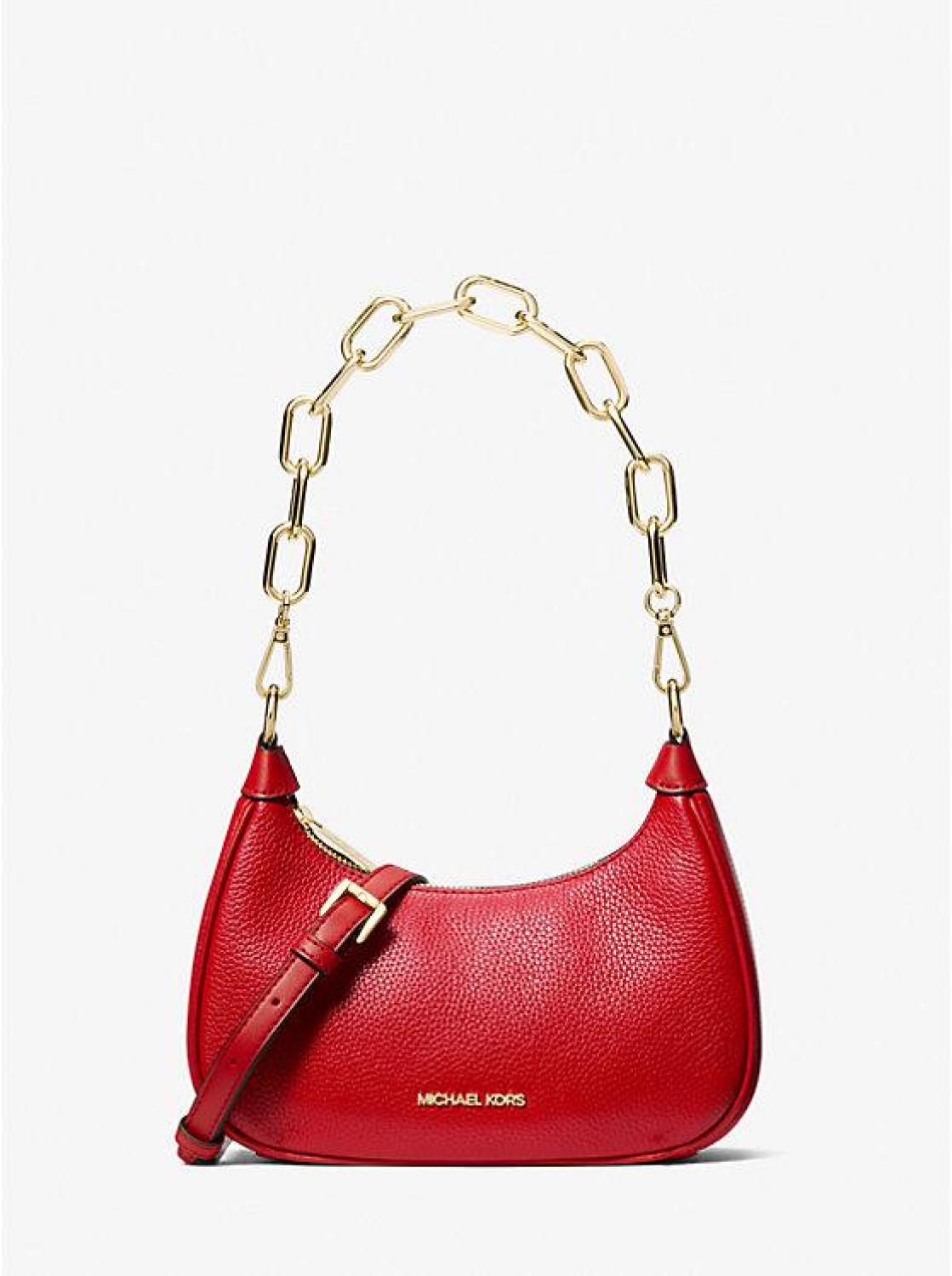 Cora Medium Pebbled Leather Shoulder Bag