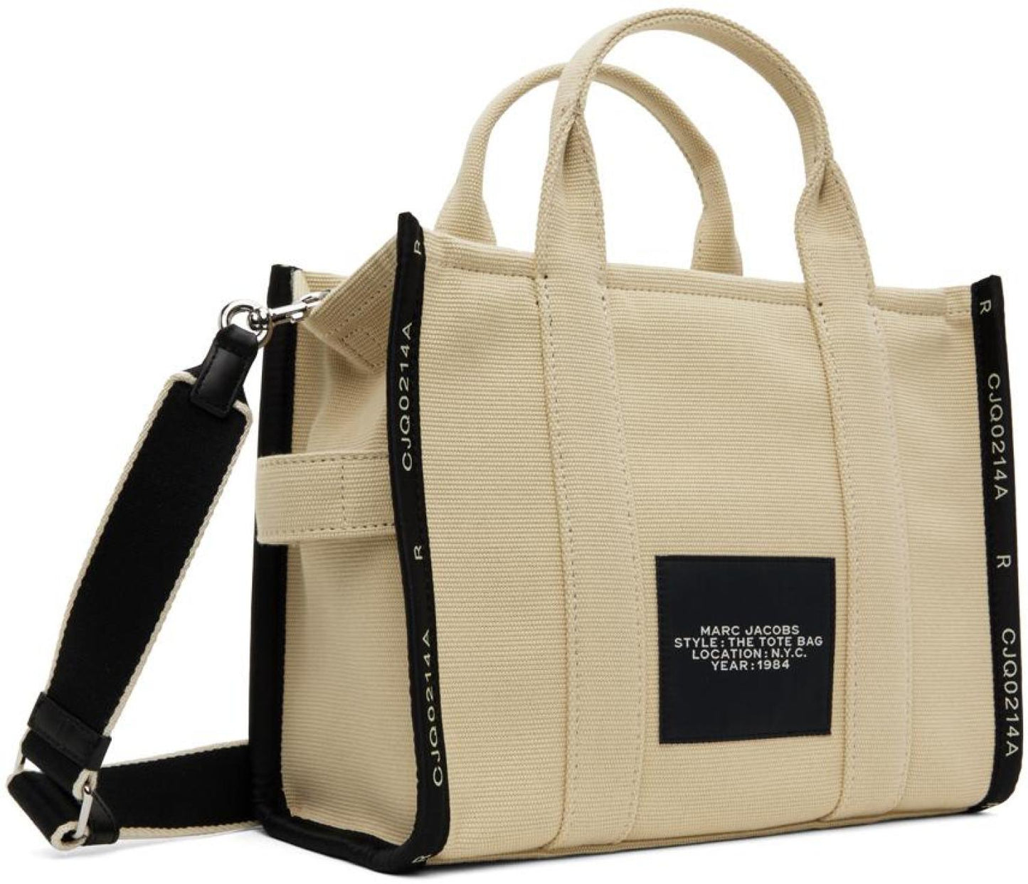 Beige 'The Jacquard Medium' Tote