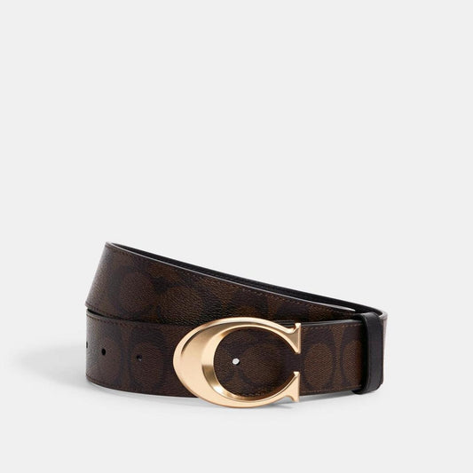 Coach Outlet Signature Buckle Belt, 38 Mm