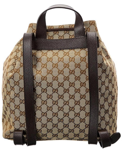 Gucci GG Canvas & Leather Backpack