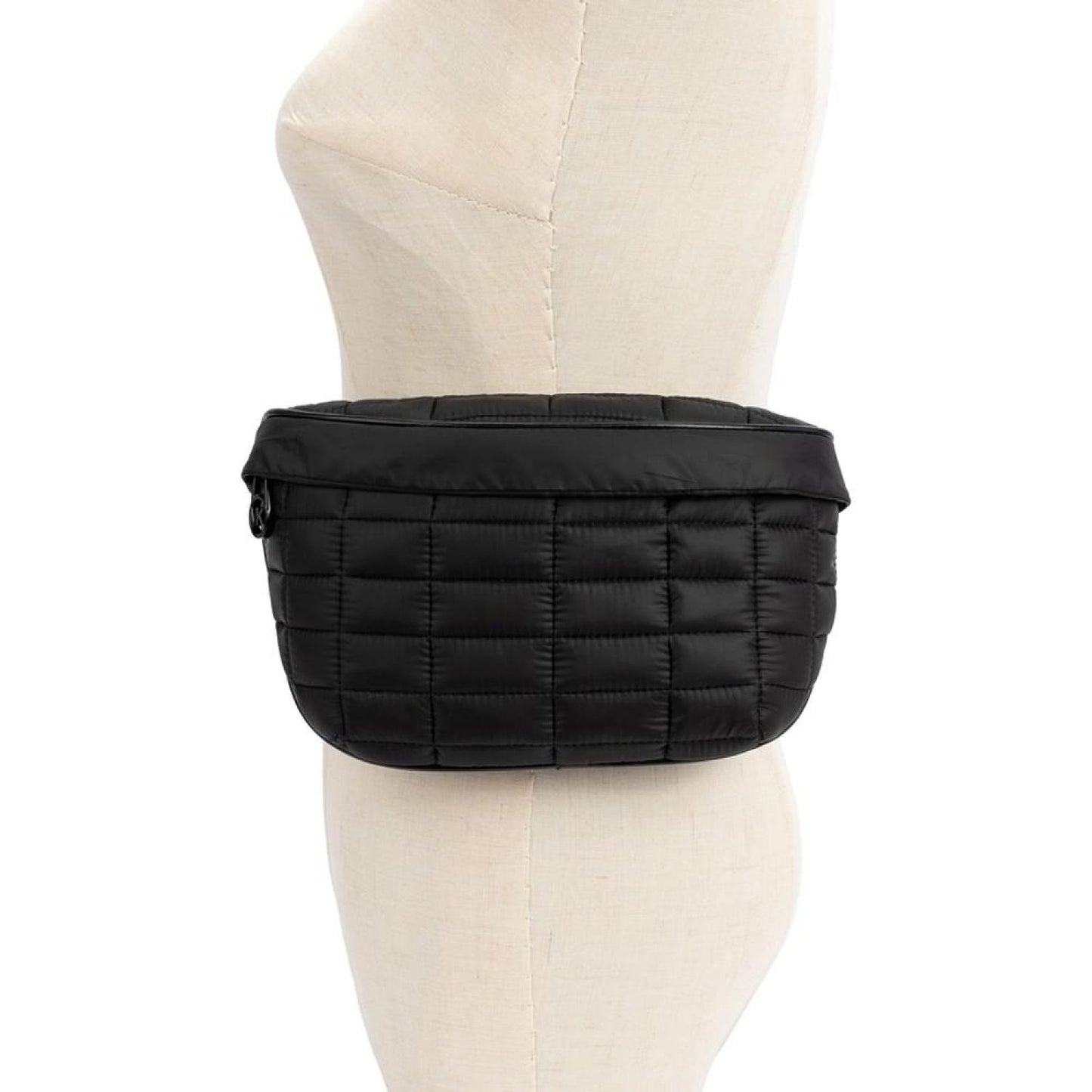 Women's Quilted Snap-Buckle Belt Bag