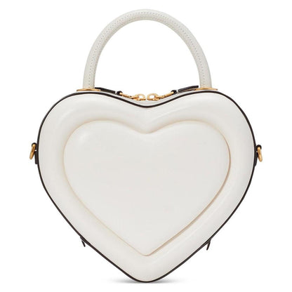 Pitter Patter Smooth Leather 3D Heart Crossbody