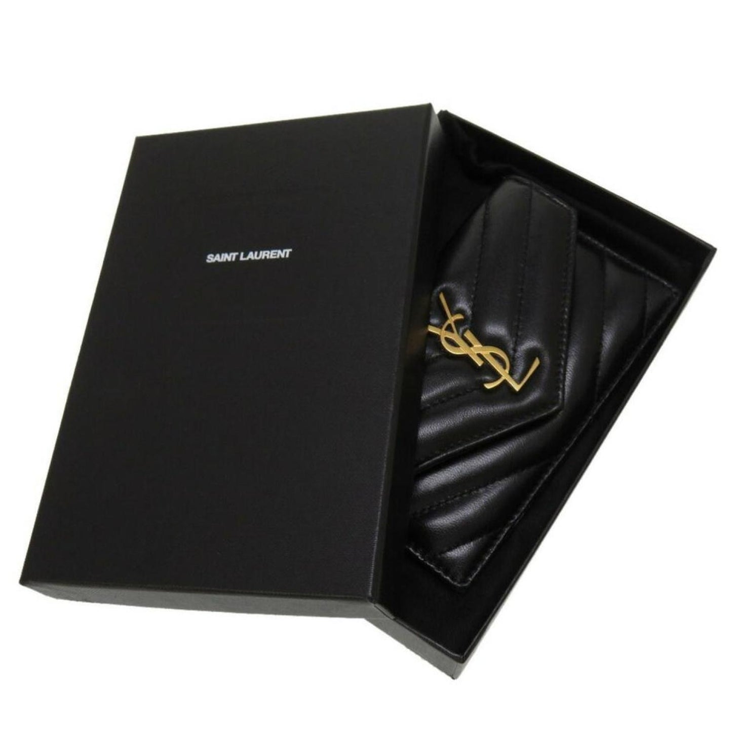 Saint Laurent  Leather Wallet  (Pre-Owned)