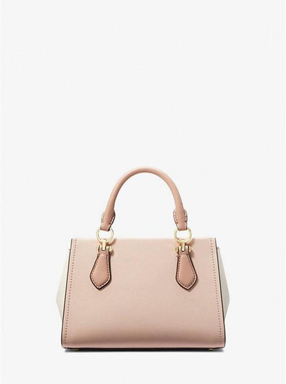 Marilyn Small Color-Block Saffiano Leather Crossbody Bag