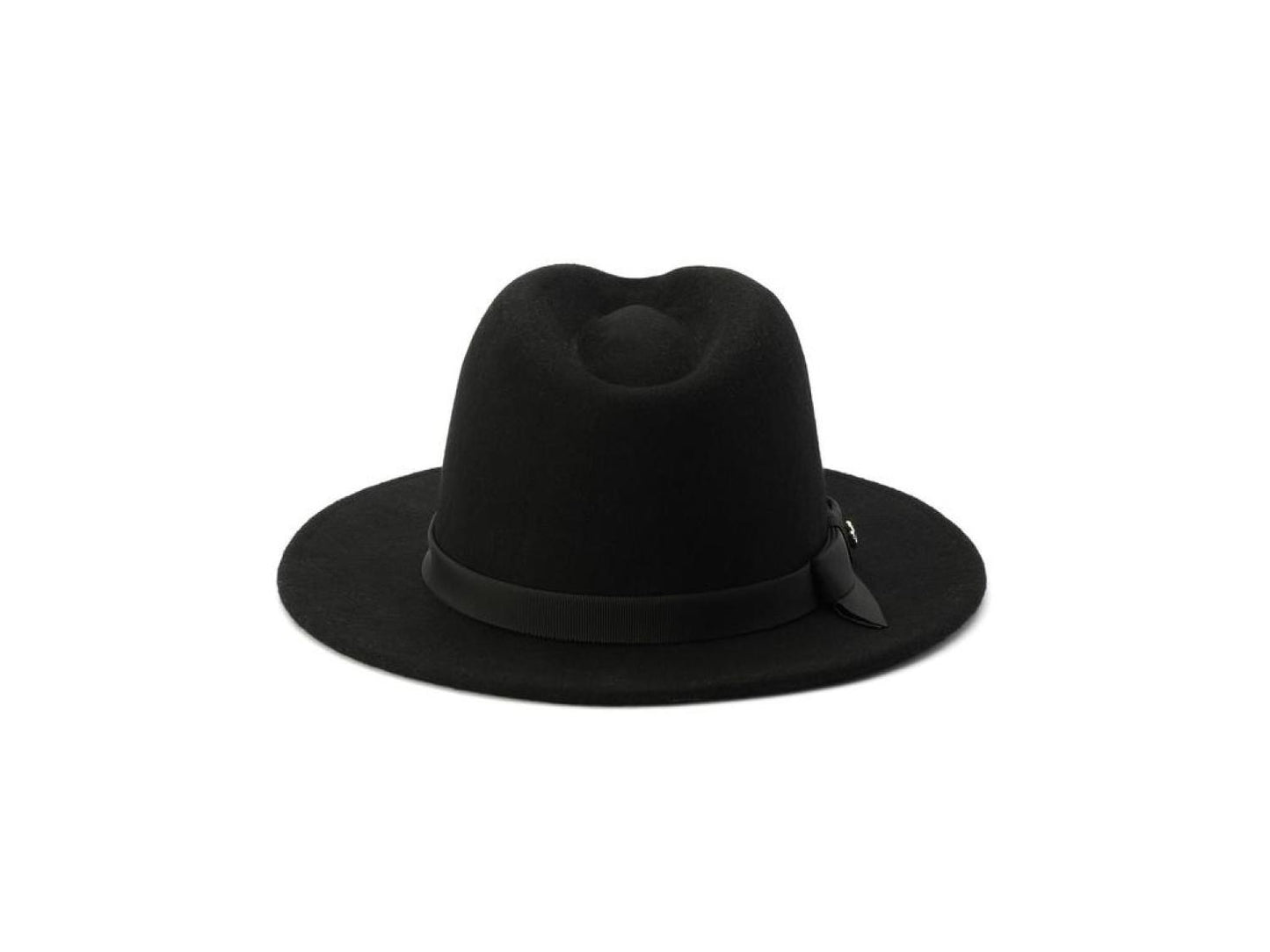 Grosgrain Bow Felt Fedora