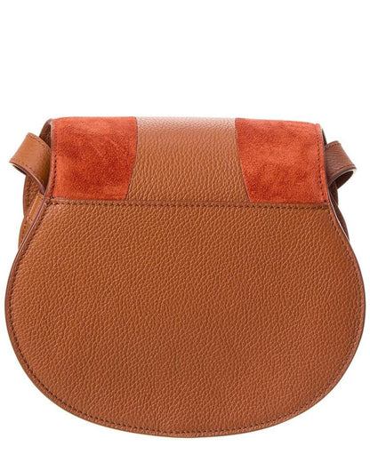 Chloé Marcie Small Leather & Suede Shoulder Bag