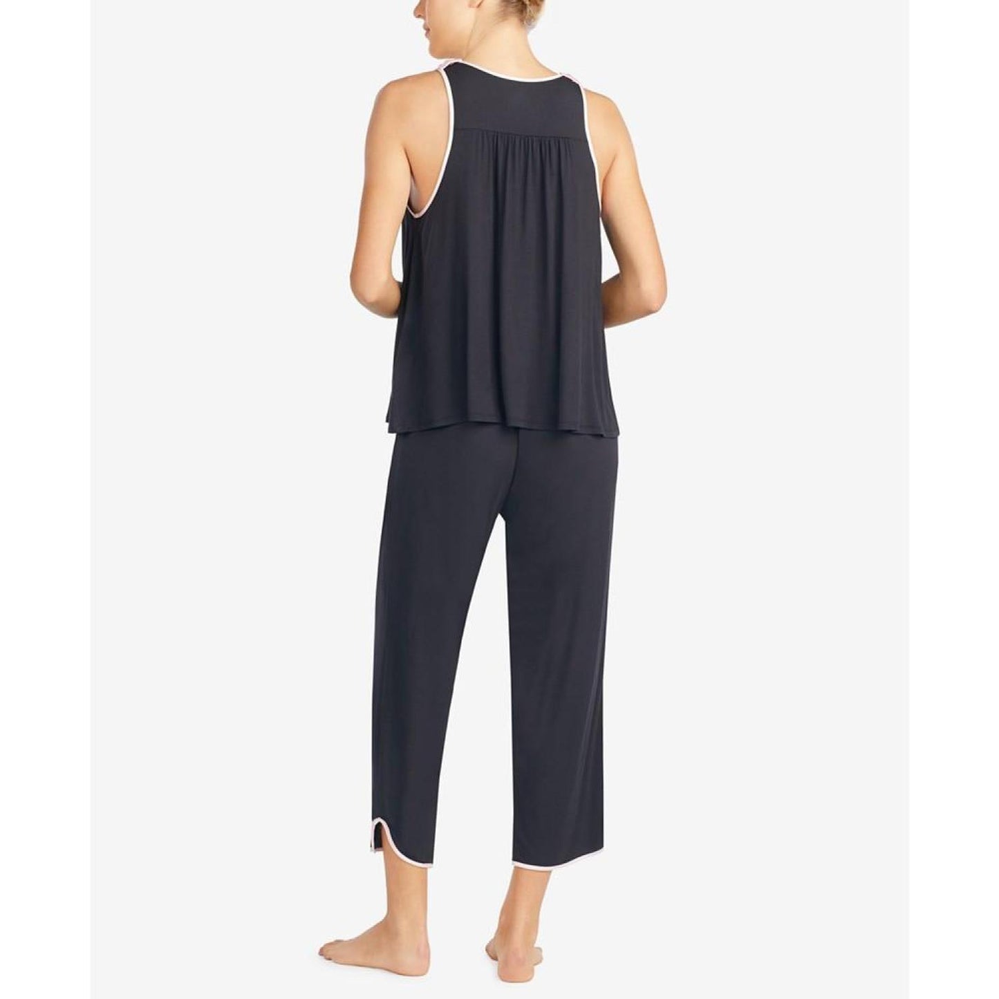 Women's Sleeveless Modal Knit Capri Pajama Set