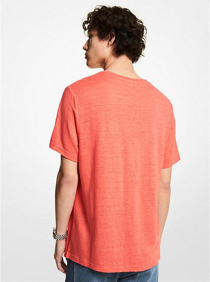 Slub Linen Pocket T-Shirt