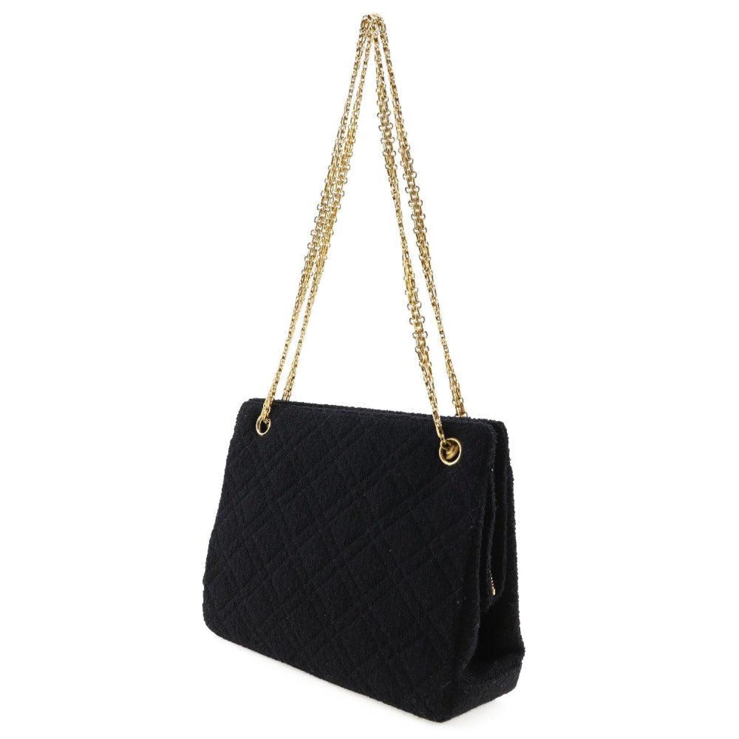 Chanel Matelassé Tweed Shoulder Bag (Pre-Owned)