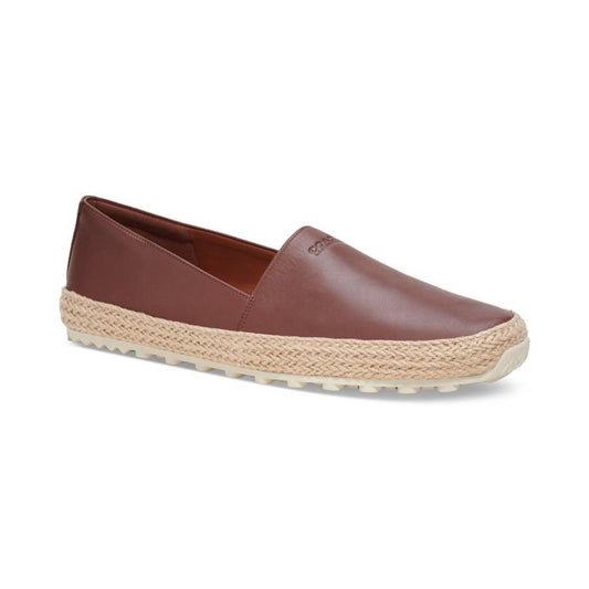 Men's Signature Leather Slip On Espadrilles