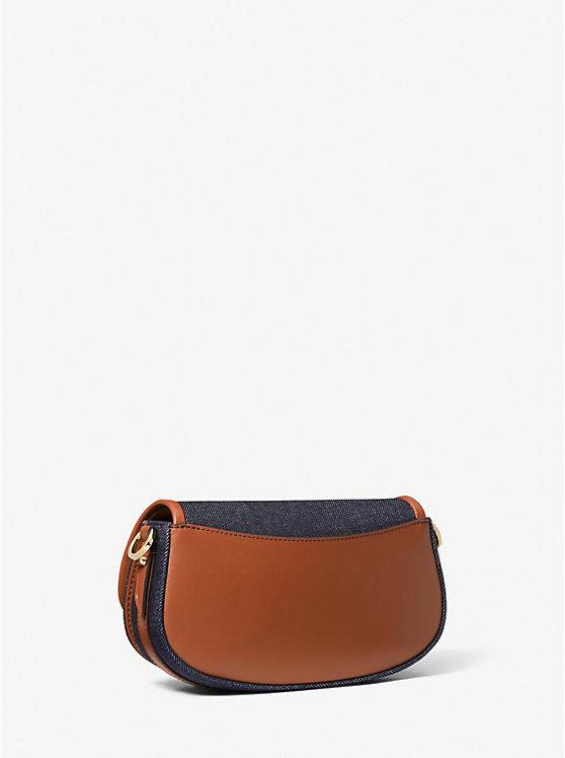 Mila Small Denim Shoulder Bag