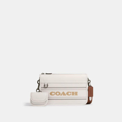 Coach Outlet Heritage Convertible Crossbody With Coach Stripe