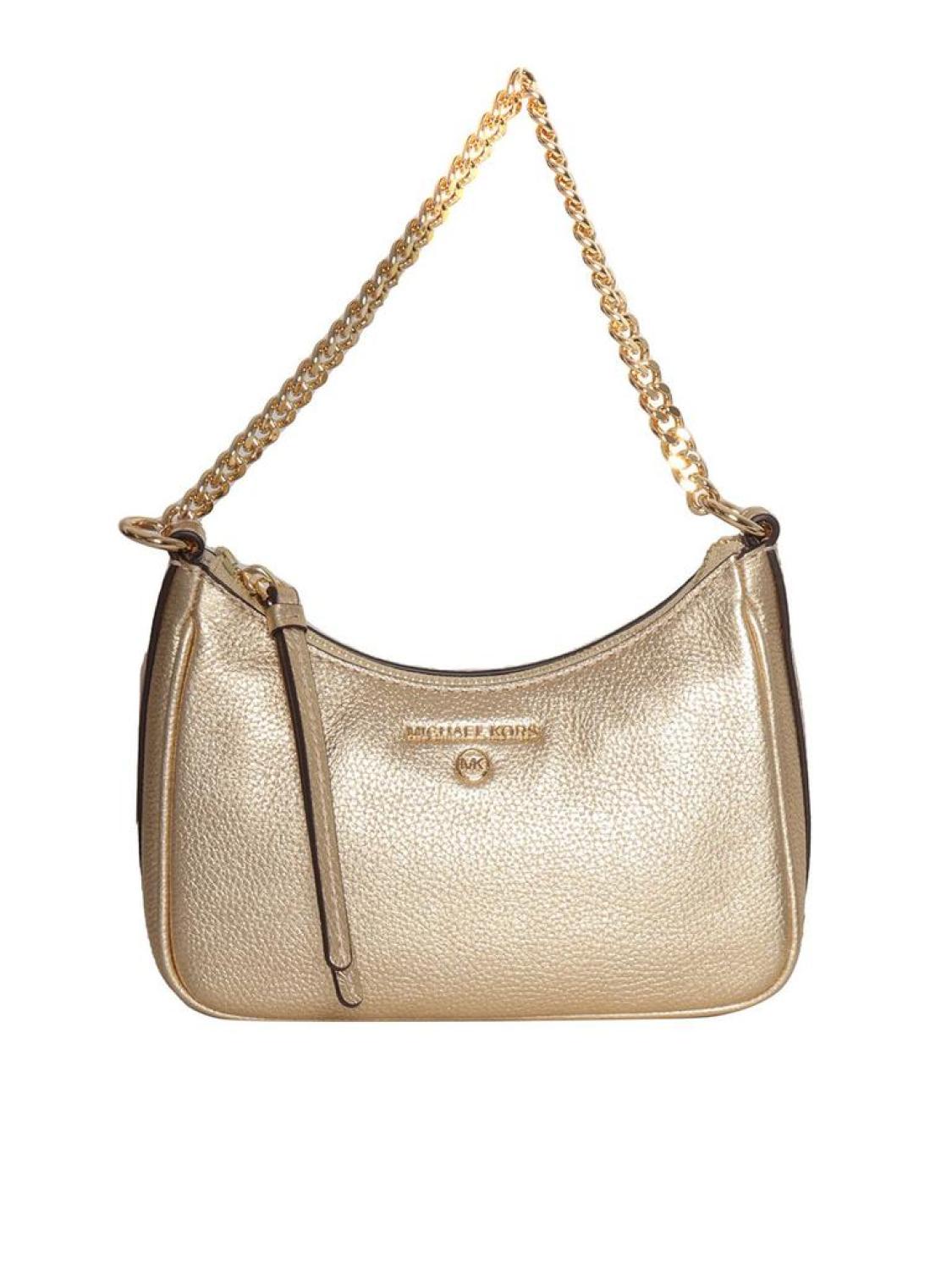 Michael Michael Kors Logo Plaque Chained Small Shoulder Bag