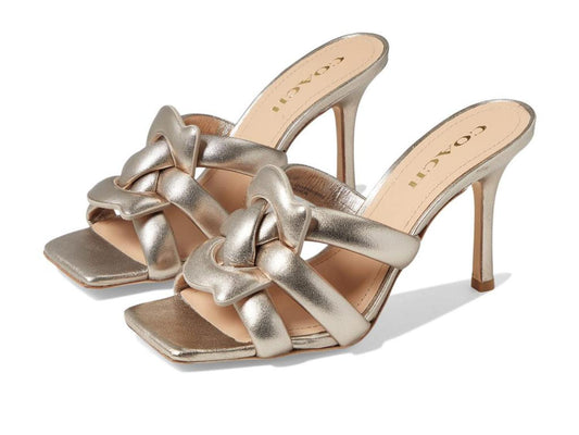 Kellie Metallic Leather Sandal