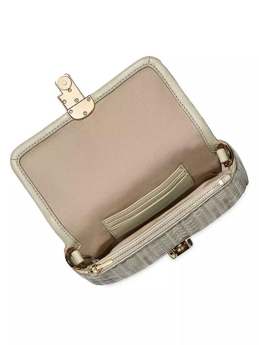 The Mini Logo Leather Shoulder Bag