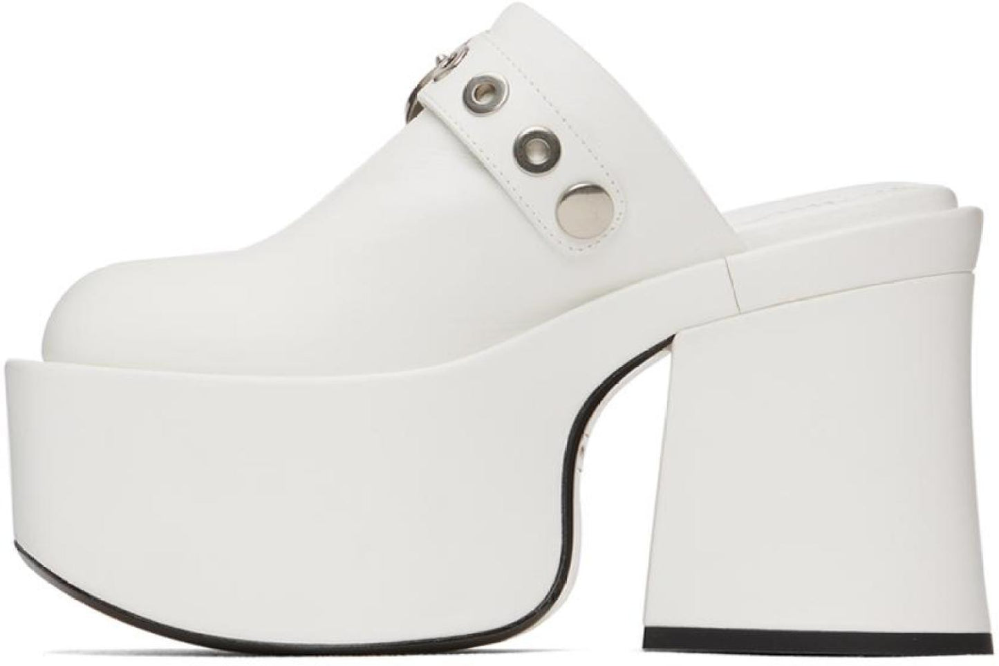 White 'The J Marc' Clogs