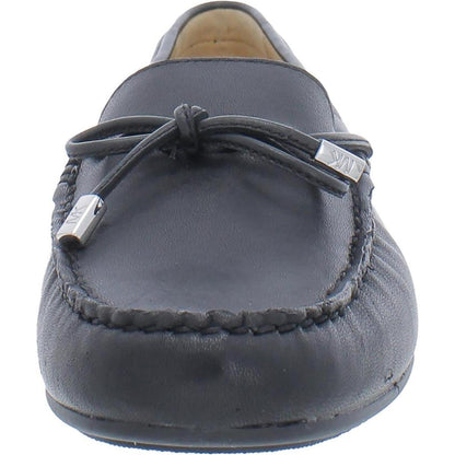 Womens Leather Slip On Moccasins