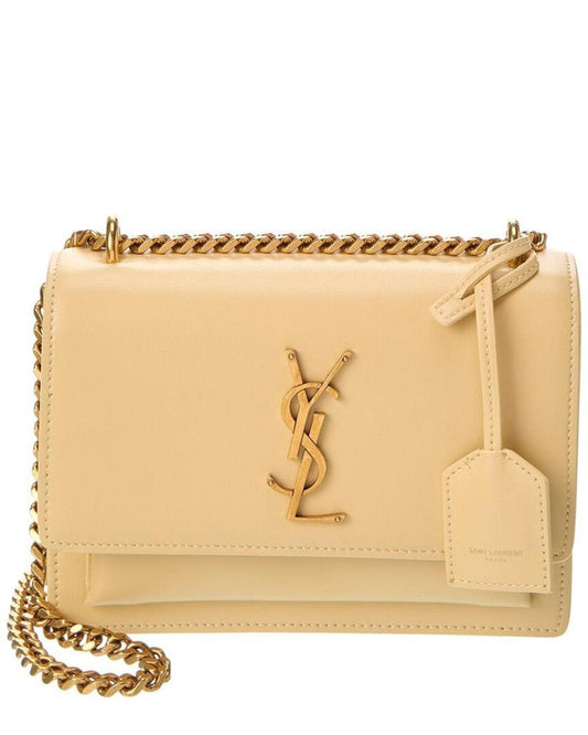 Saint Laurent Sunset Small Leather Shoulder Bag