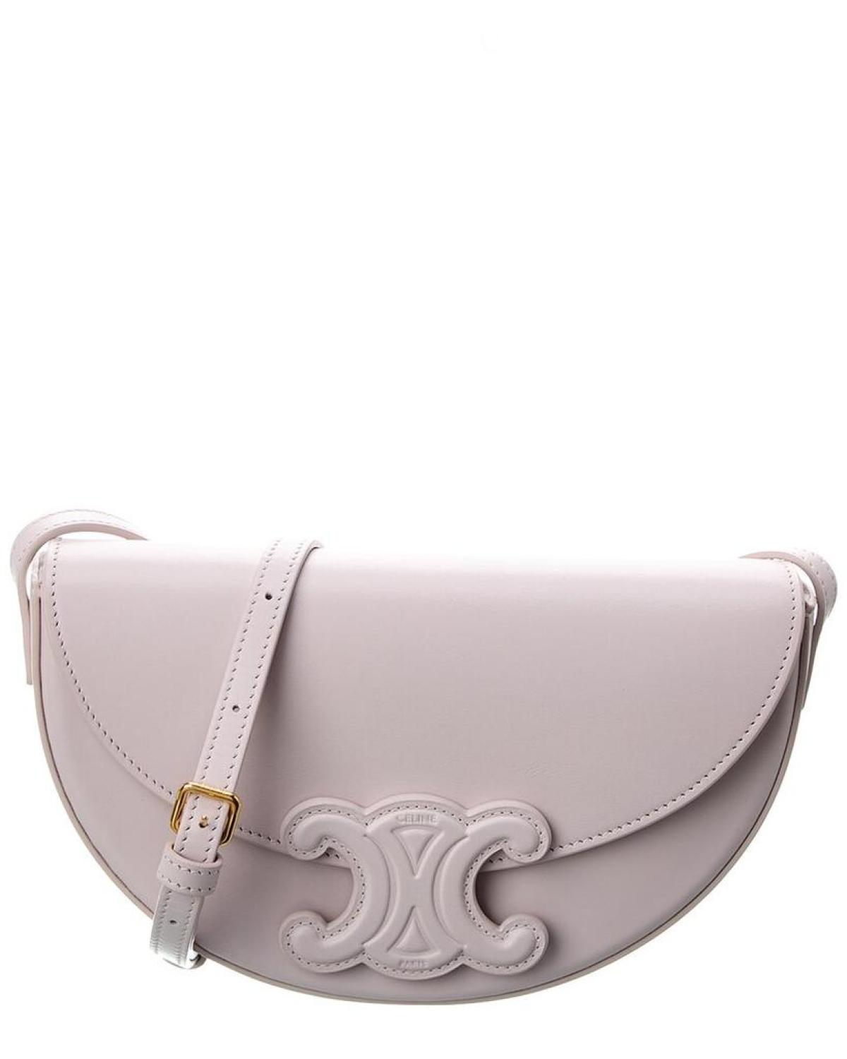 CELINE Besace Cuir Triomphe Leather Shoulder Bag