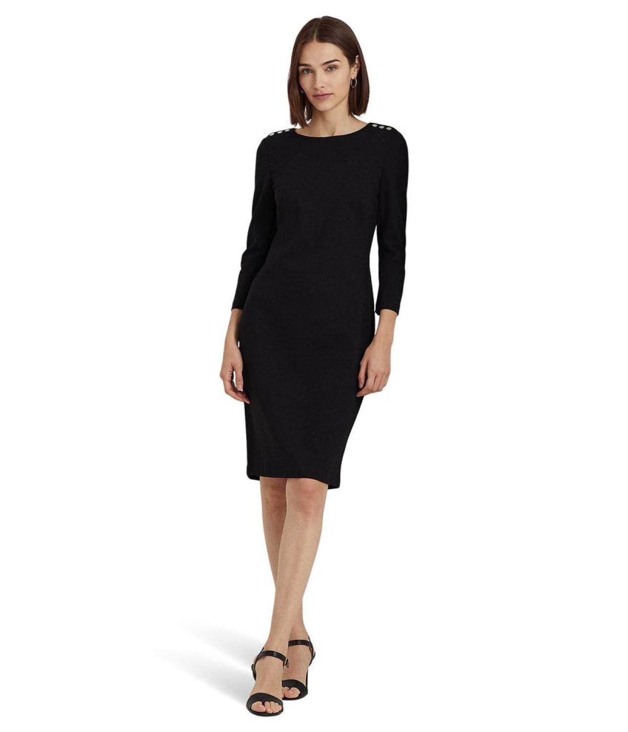 Ponte 3/4 Sleeve Dress