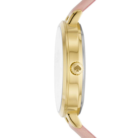 kate spade new york women's metro three-hand, gold-tone alloy watch