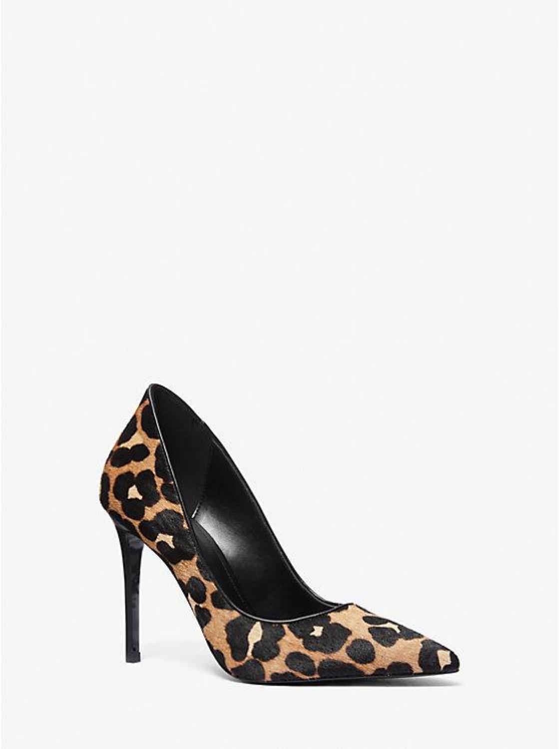 Keke Leopard Print Calf Hair Pump