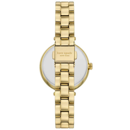 Women's Holland Three Hand Gold-Tone Stainless Steel Watch 34mm