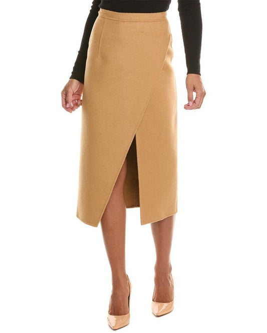 Michael Kors Collection Scissor Wool, Angora, & Cashmere-Blend Skirt