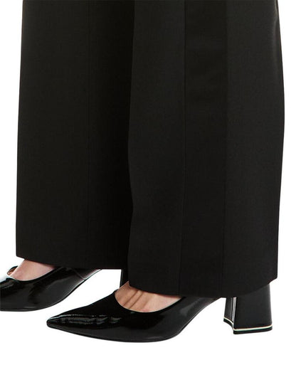 Michael Kors Collection Carolyn Tux Silk & Wool-Trim Trouser