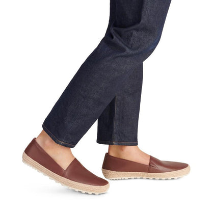 Men's Signature Leather Slip On Espadrilles