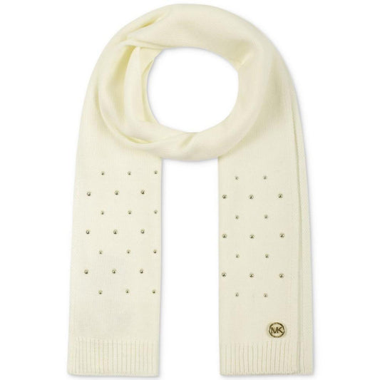 Women's Dome Studded Knit Scarf