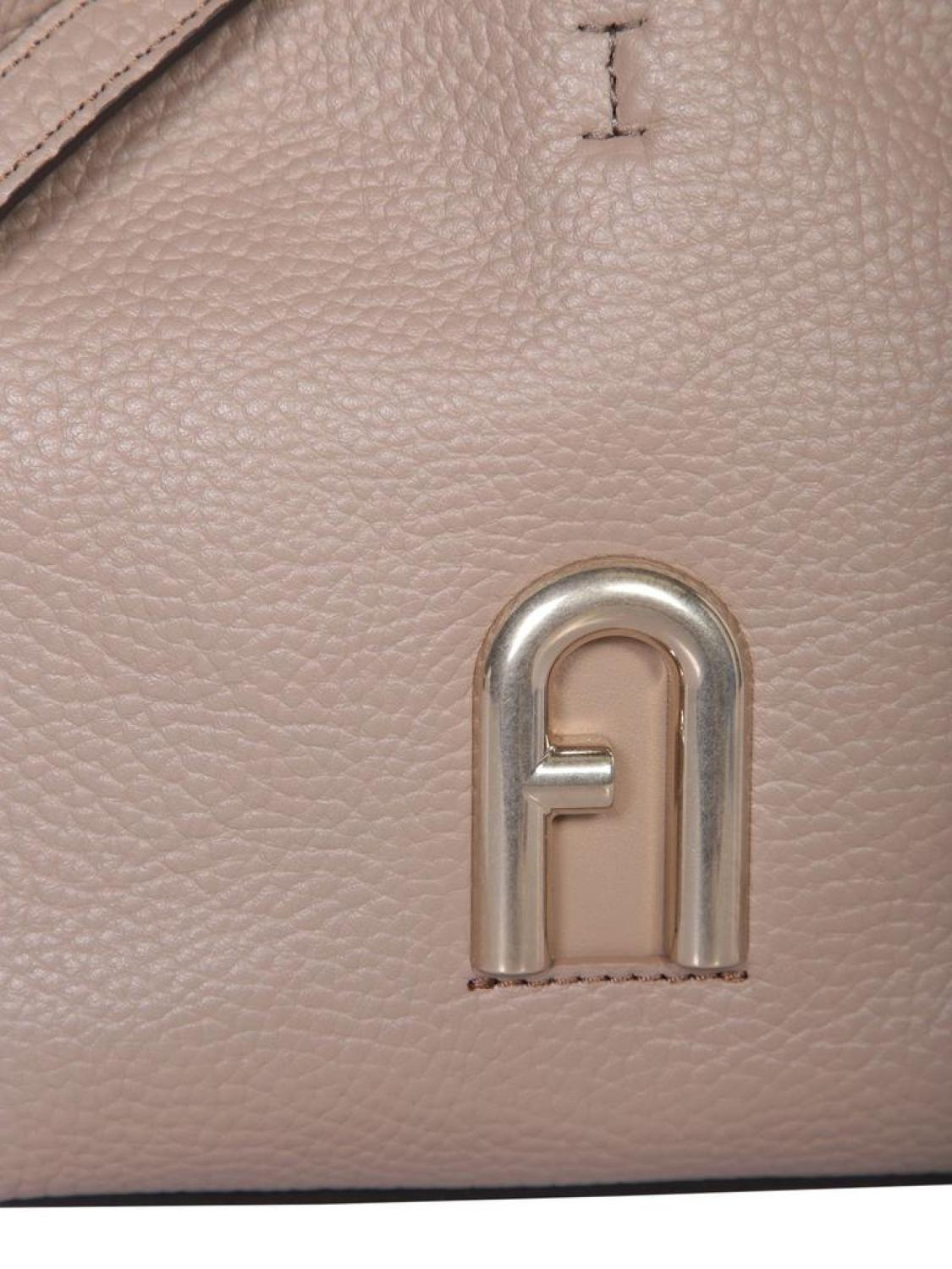 Furla Primula Logo Plaque Bucket Bag