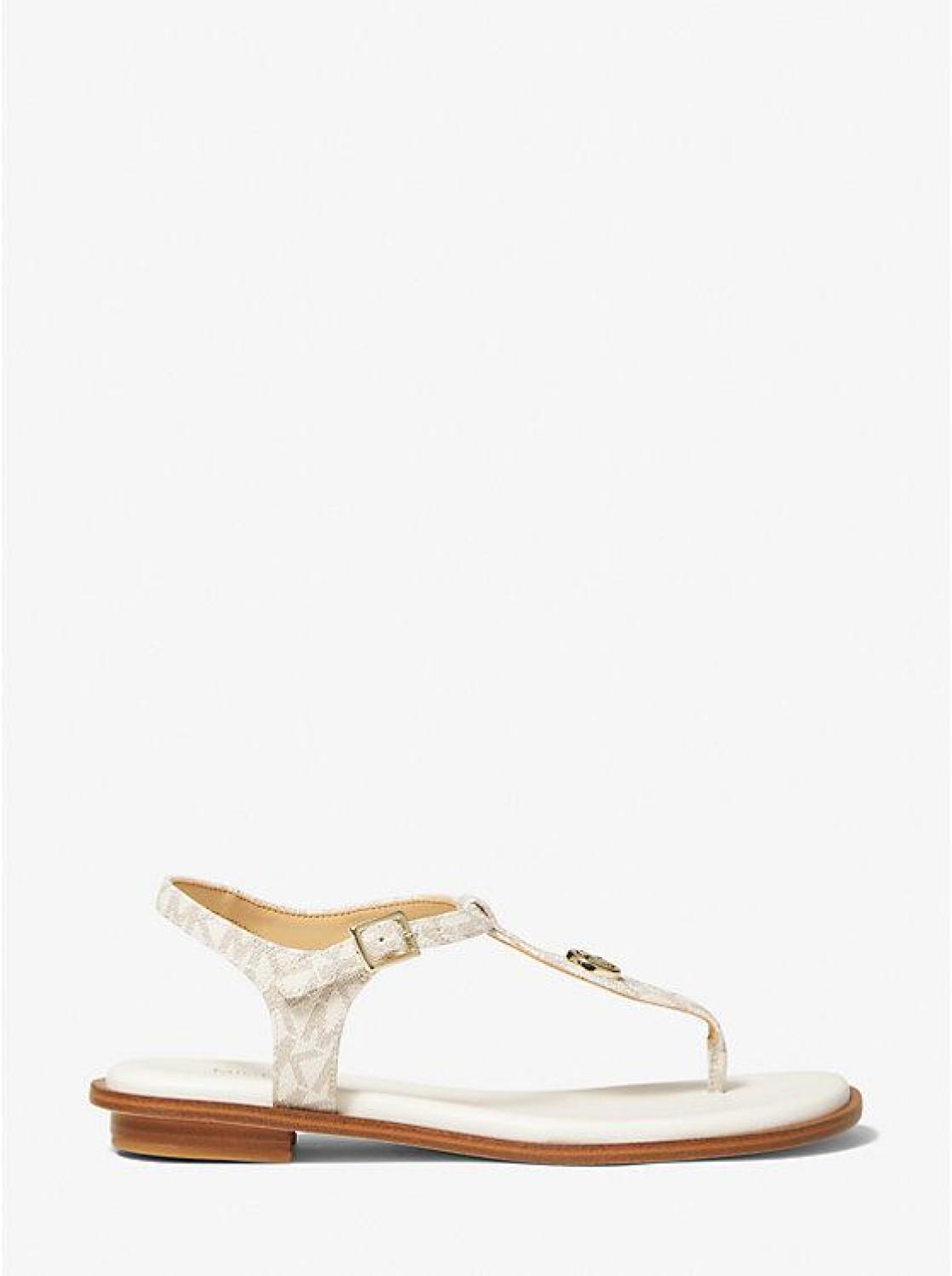 Mallory Logo T-Strap Sandal