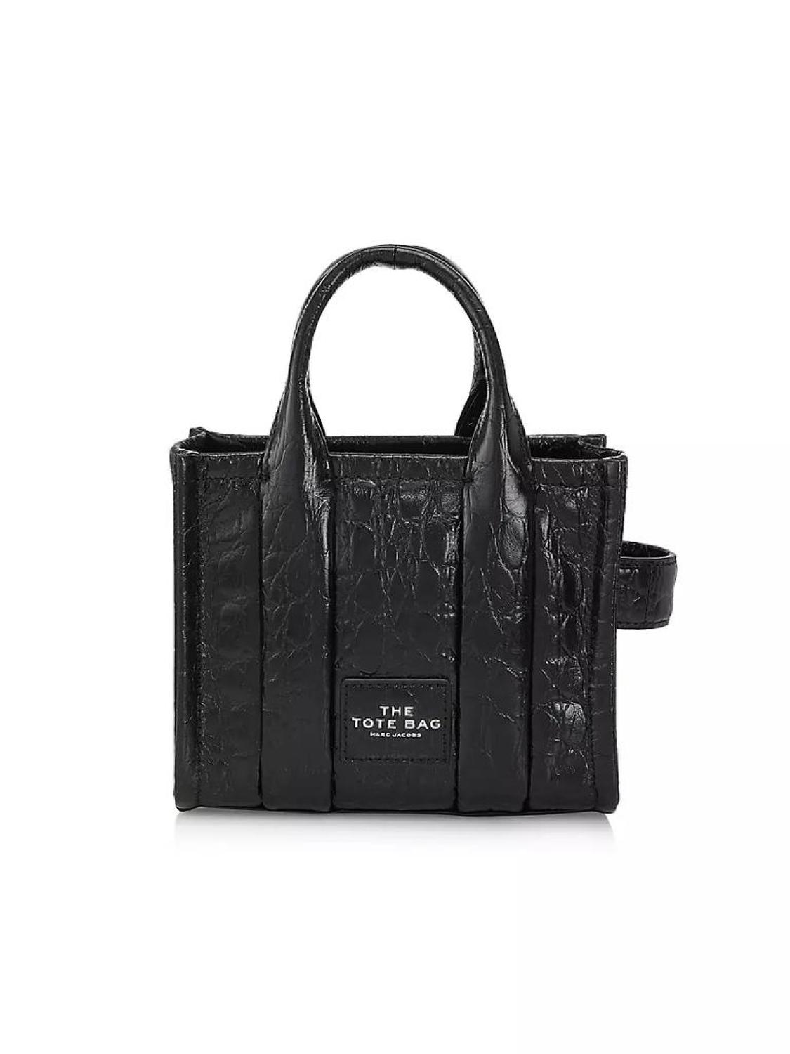 The Croc-Embossed Mini Tote